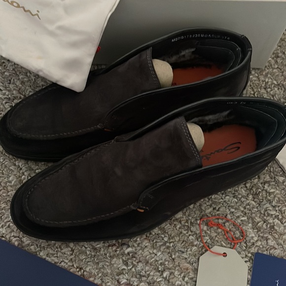 Santoni Slip On Suede ankle boots - Picture 8 of 9